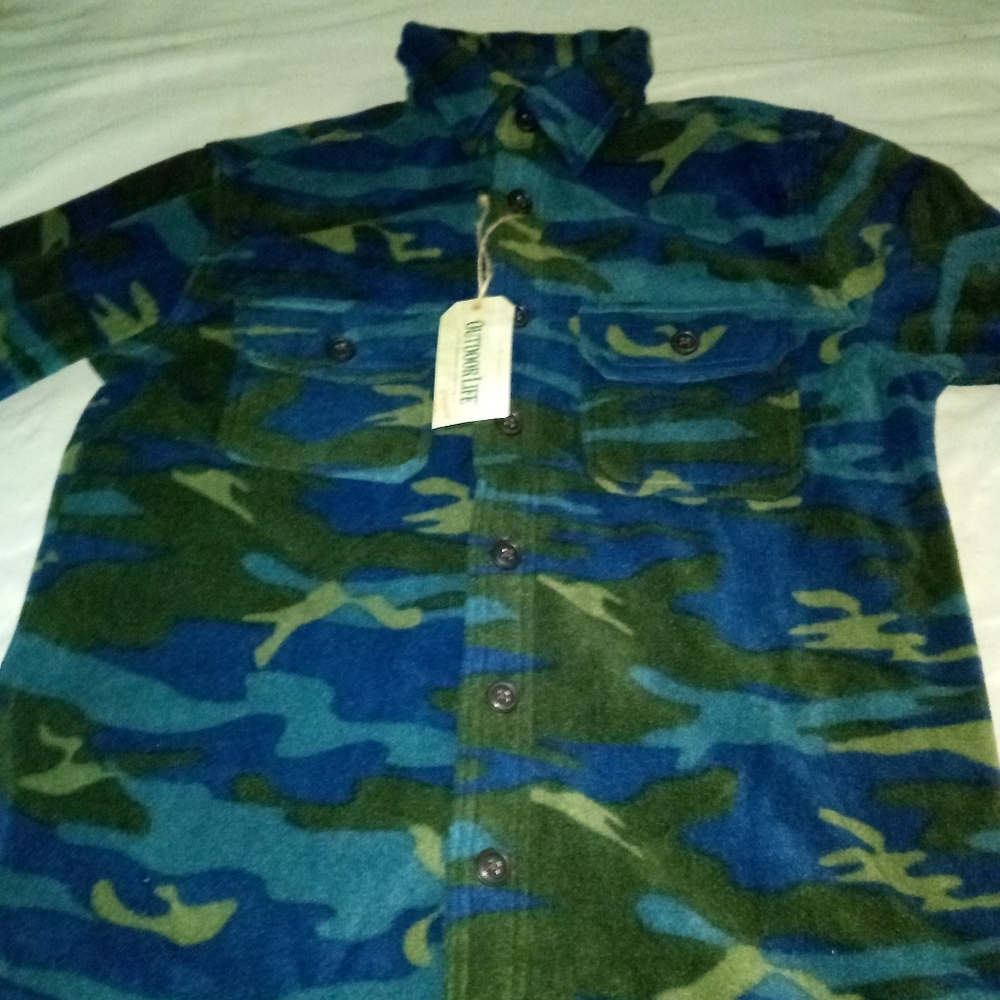 Camo Shirt Jacket